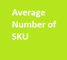 Average Number of SKU per store